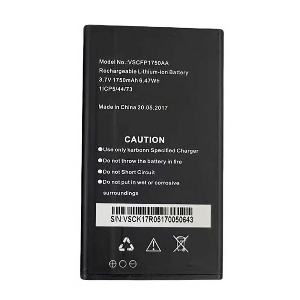 S 1750mAh 3.7V batterie