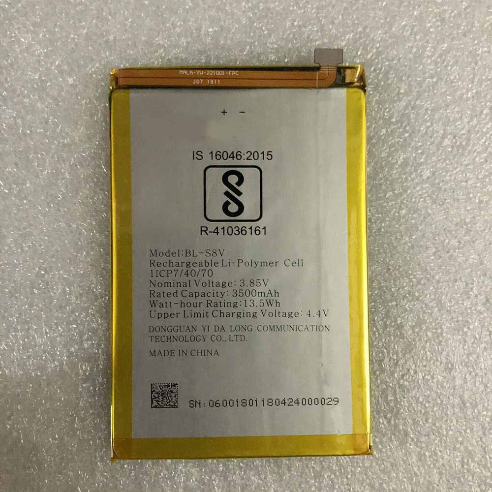 S8 3500mAh/13.5WH 3.85V/4.4V batterie