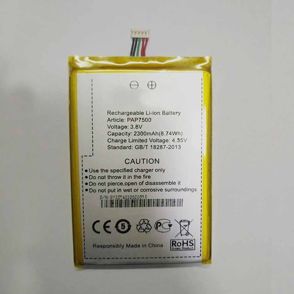 P7 2300mAh/8.74WH 3.8V/4.35V batterie