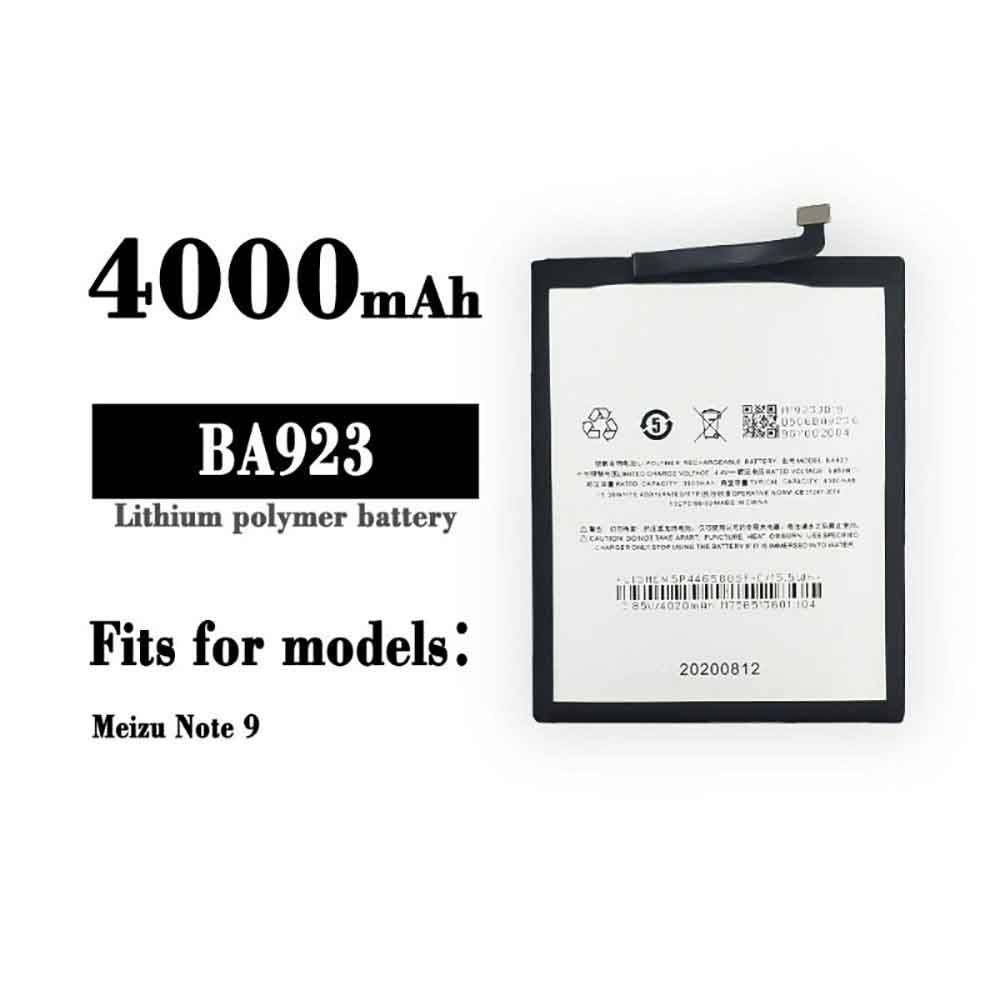 B 4000mAh/15.40WH 3.85V 4.4V batterie