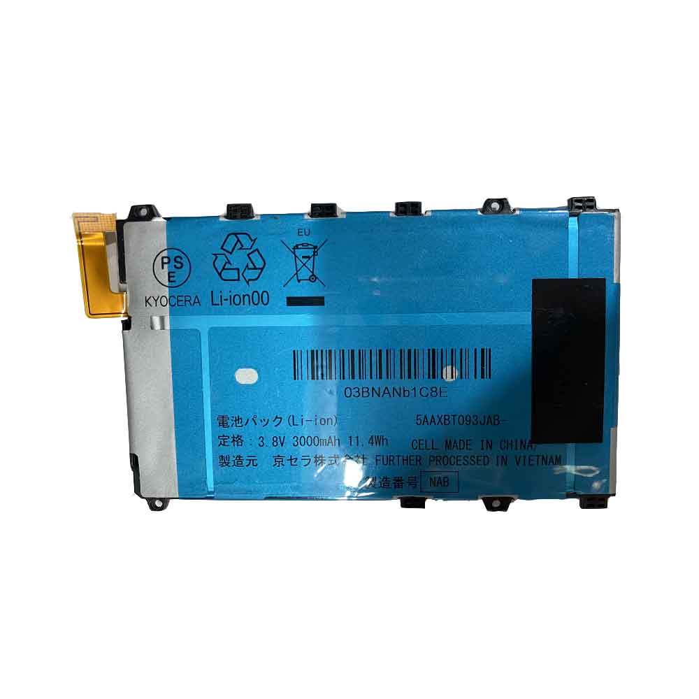 3 3000mAh 11.4WH 3.8V batterie