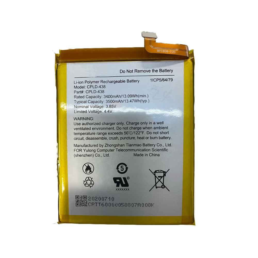 D 3400mAh 13.09WH 3.85V 4.40V batterie