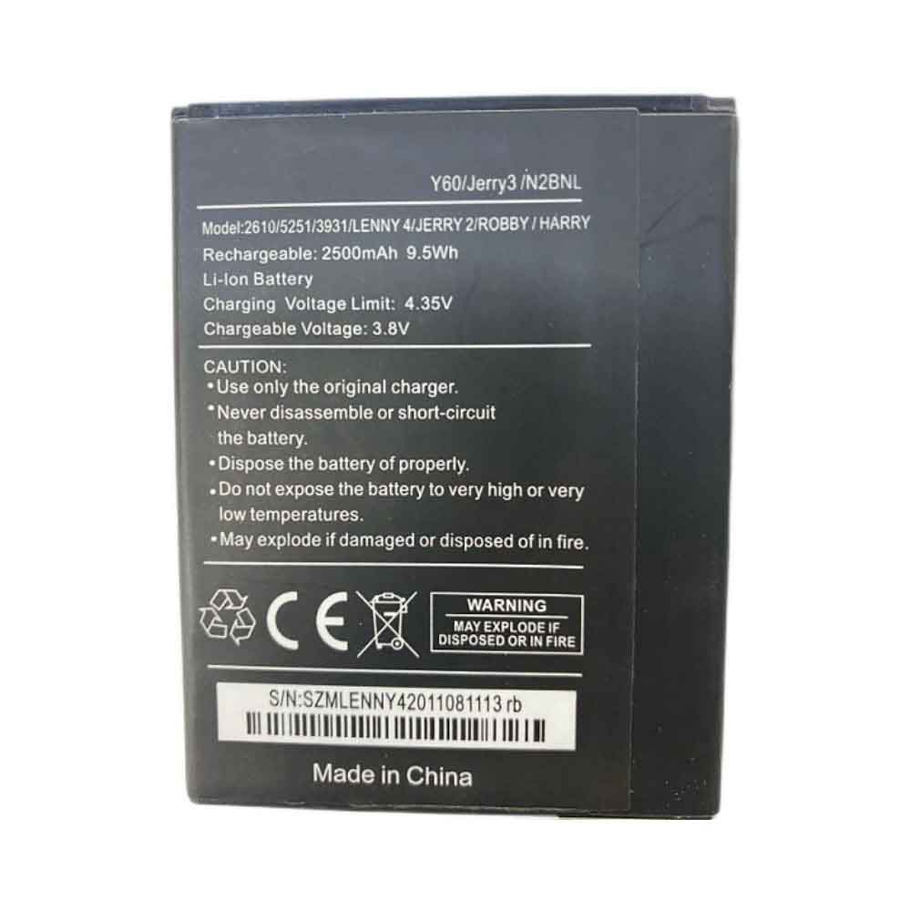 5251 2500mAh 9.5WH 3.8V 4.35V batterie