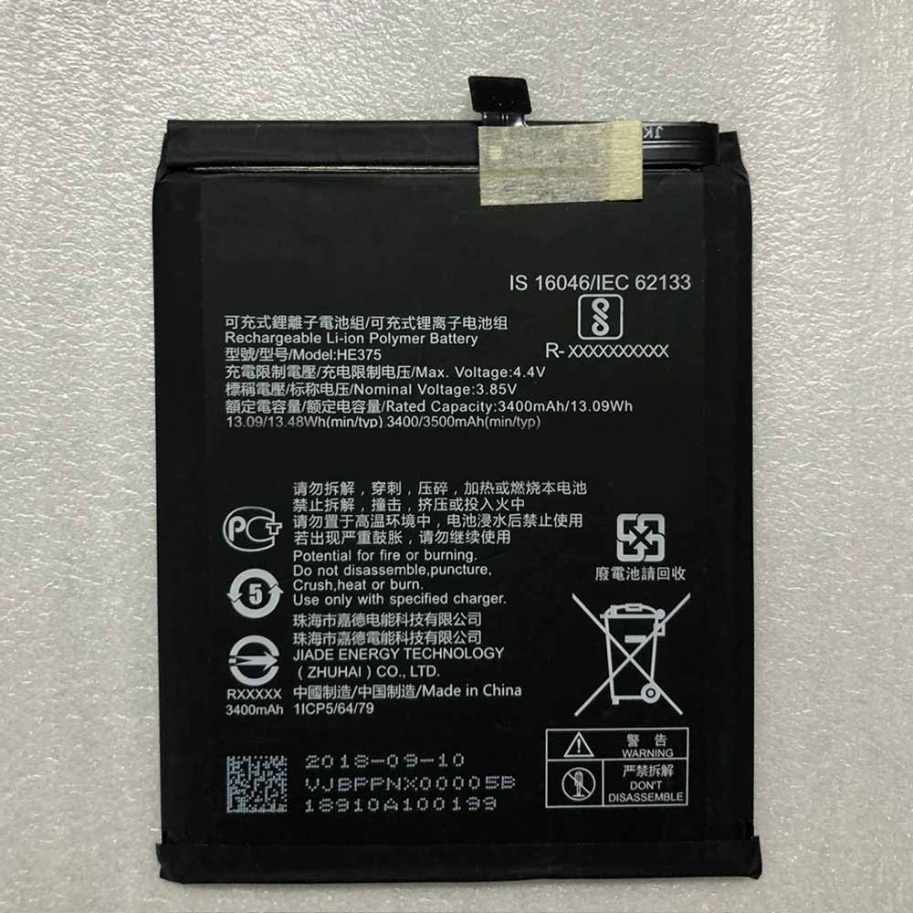 D 3400mAh 13.09WH 3.85V 4.4V batterie