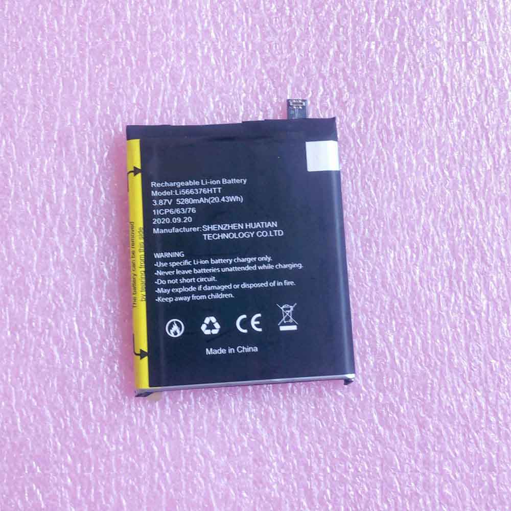 T 5280mAh 20.43WH 3.87V batterie