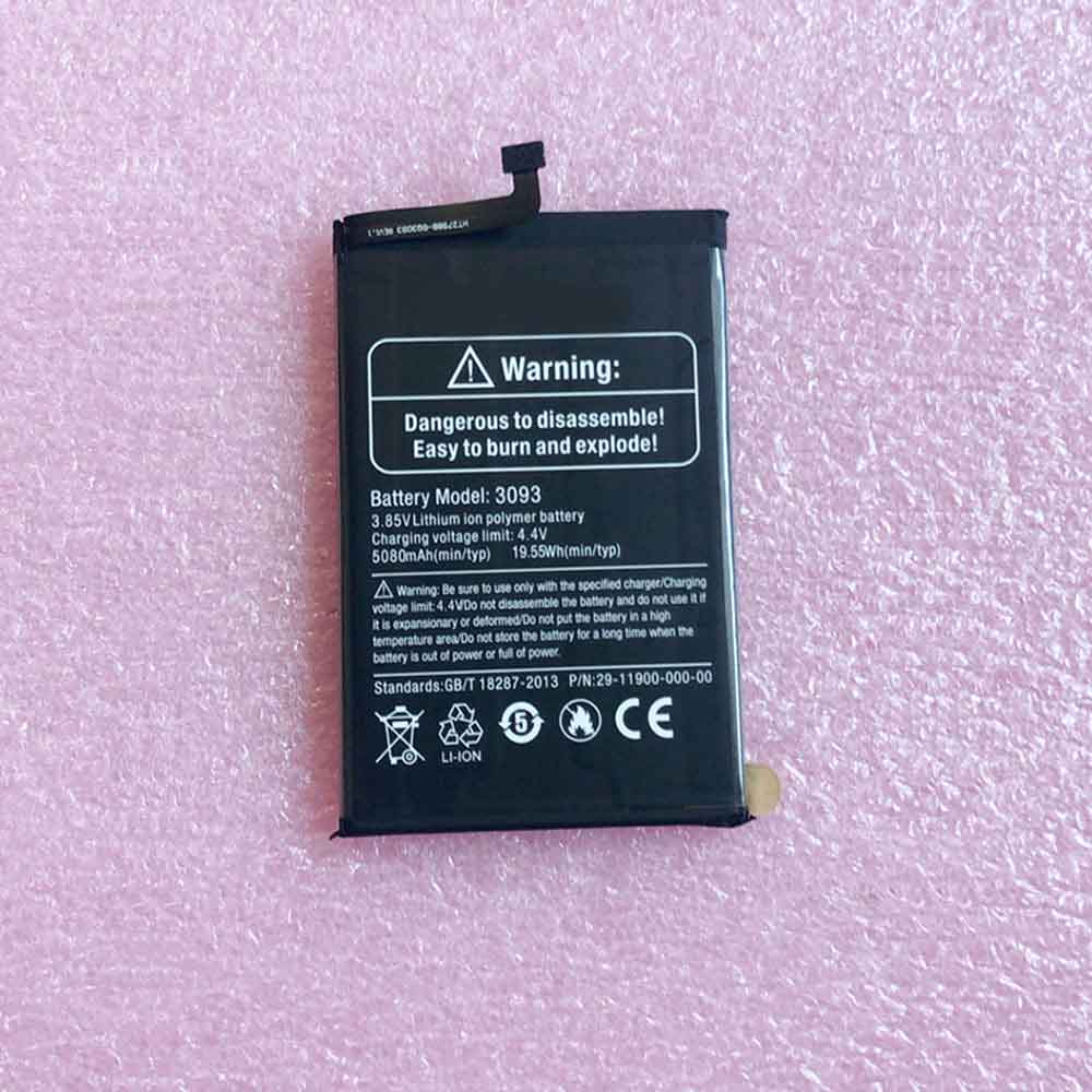 or 5080mAh 19.55WH 3.85V 4.4V batterie