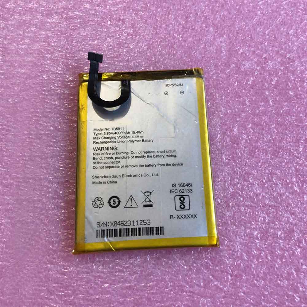 on 4000mAh 15.4WH 3.85V 4.4V batterie