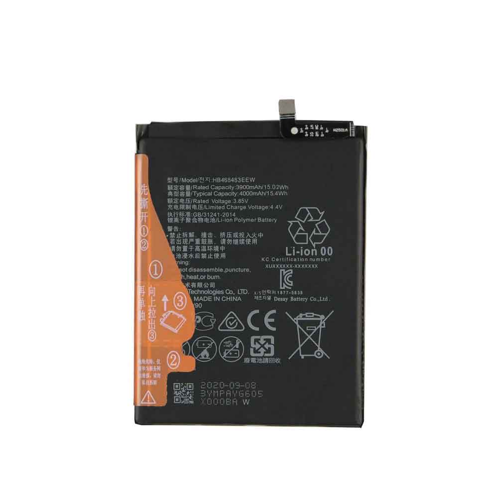  3900mAh 15.02WH 3.85V 4.4V batterie