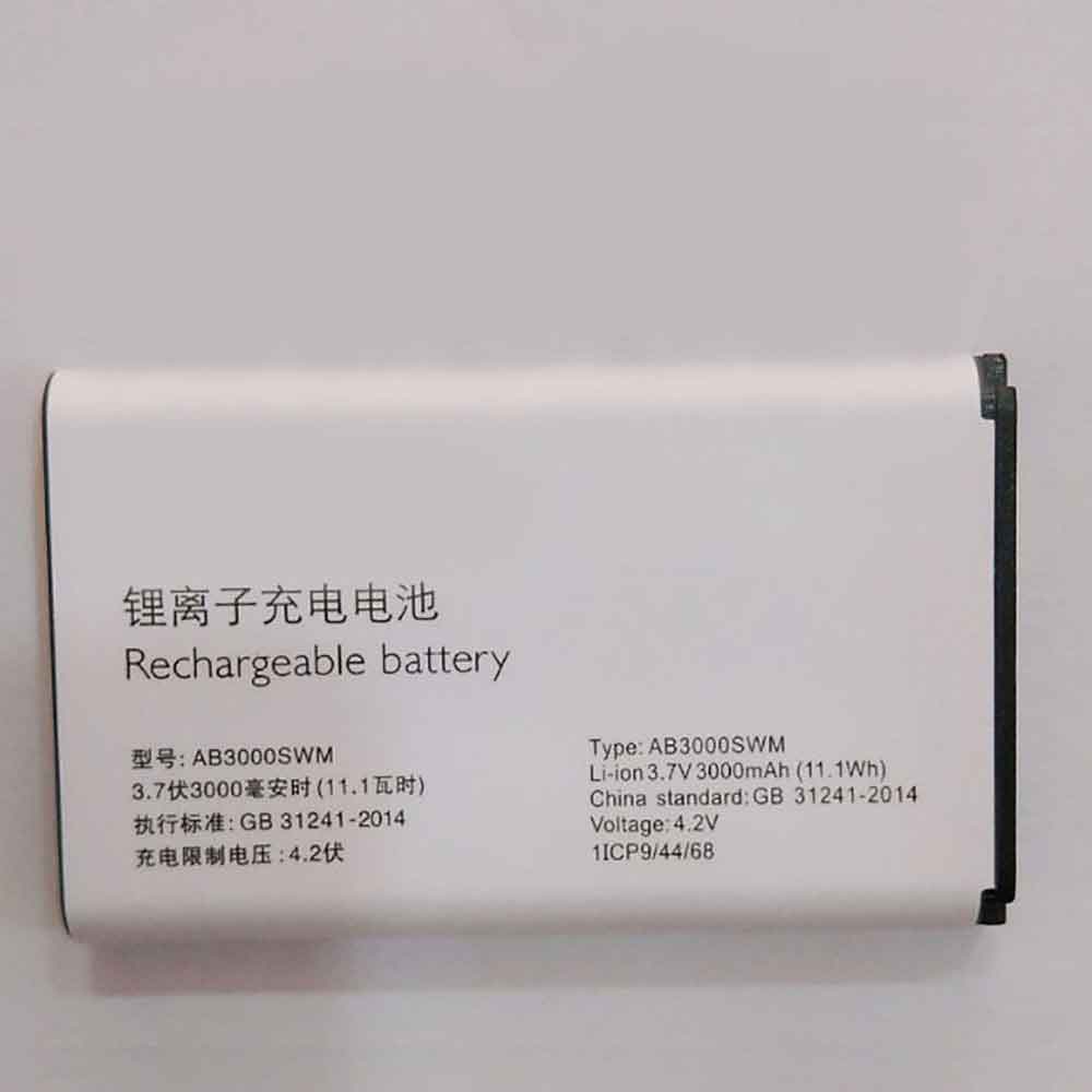 B 3000mAh/11.1WH 3.7V 4.2V batterie