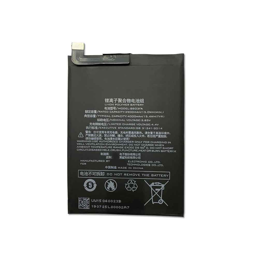  3900mAh 15.0WH 3.85V 4.4V batterie