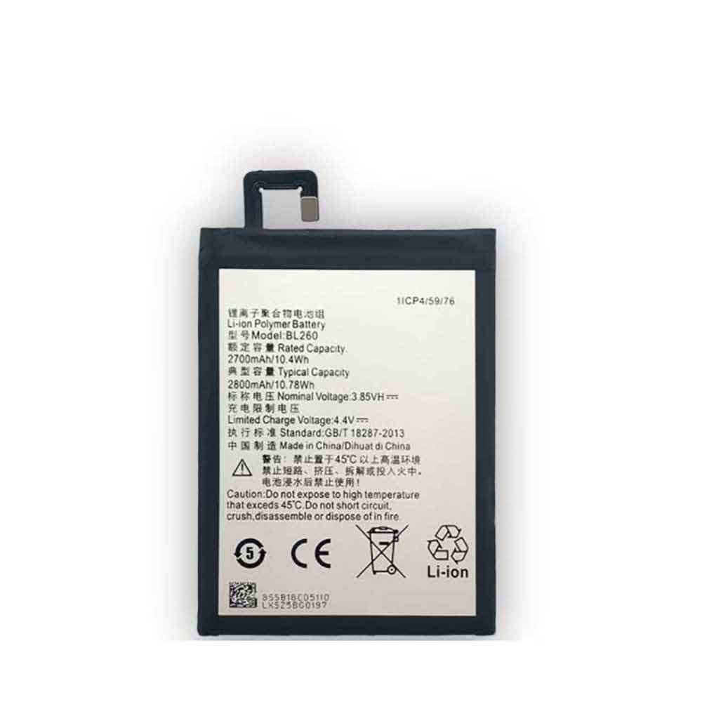 Lenovo 2700mAh/10.4WH 3.85V 4.4V batterie