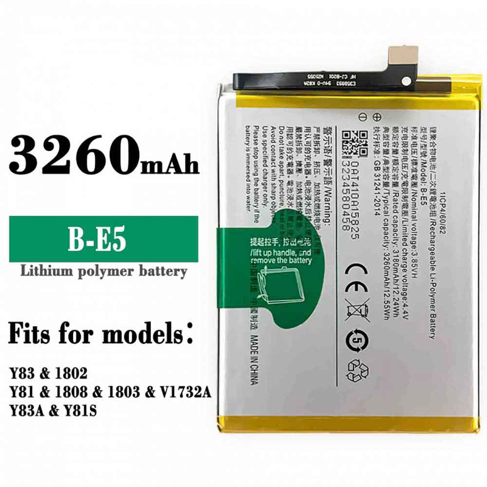 B 3180MAH/12.24WH 3.85V 4.4V batterie