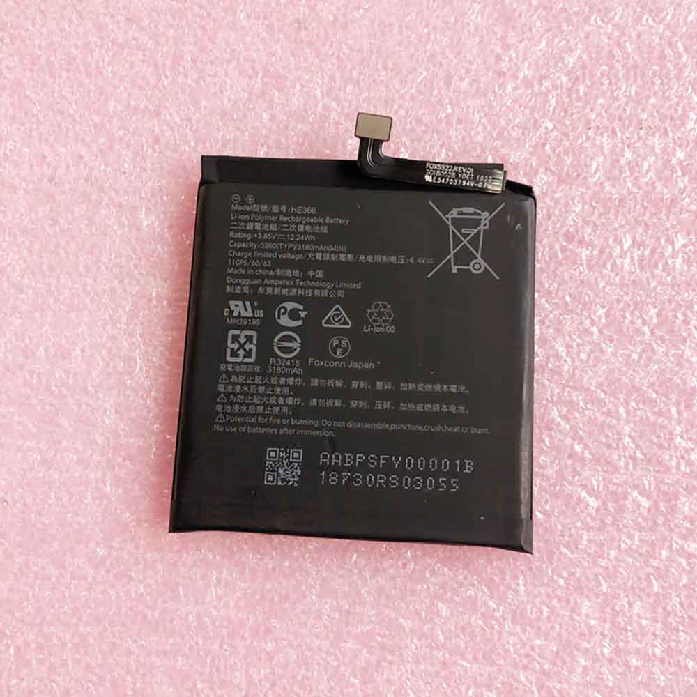 3 3180mAh/12.24WH 3.85V 4.4V batterie