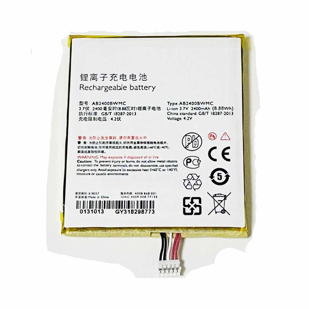 2400 2400mAh/8.88WH 3.7V 4.2V batterie