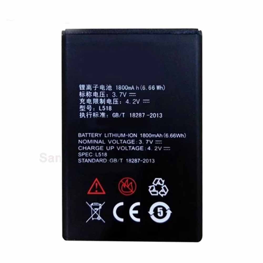 1 1800mAh/6.66WH 3.7V/4.2V batterie