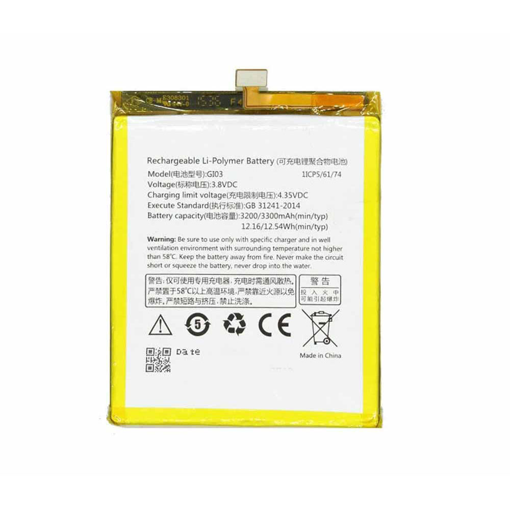 A 3200mAh/12.16WH 3.8V/4.35V batterie