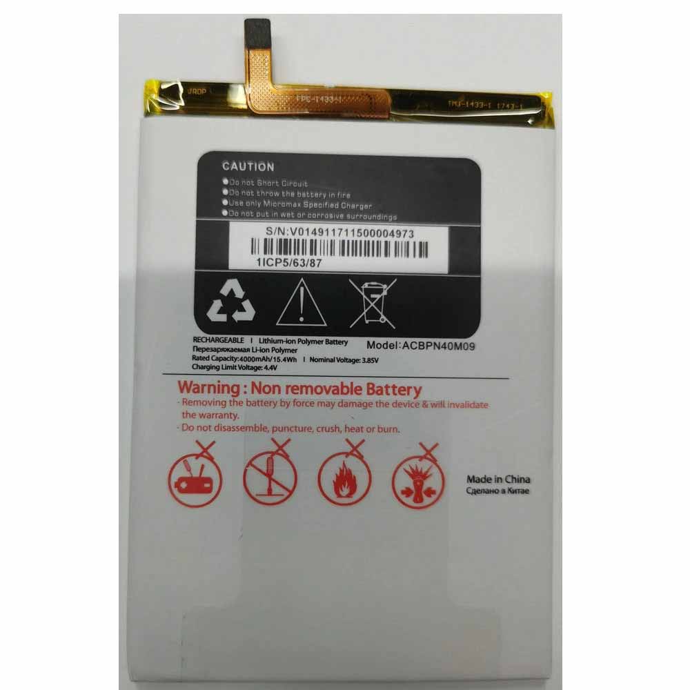 AC 4000mAh/15.4WH 3.85V/4.40V batterie