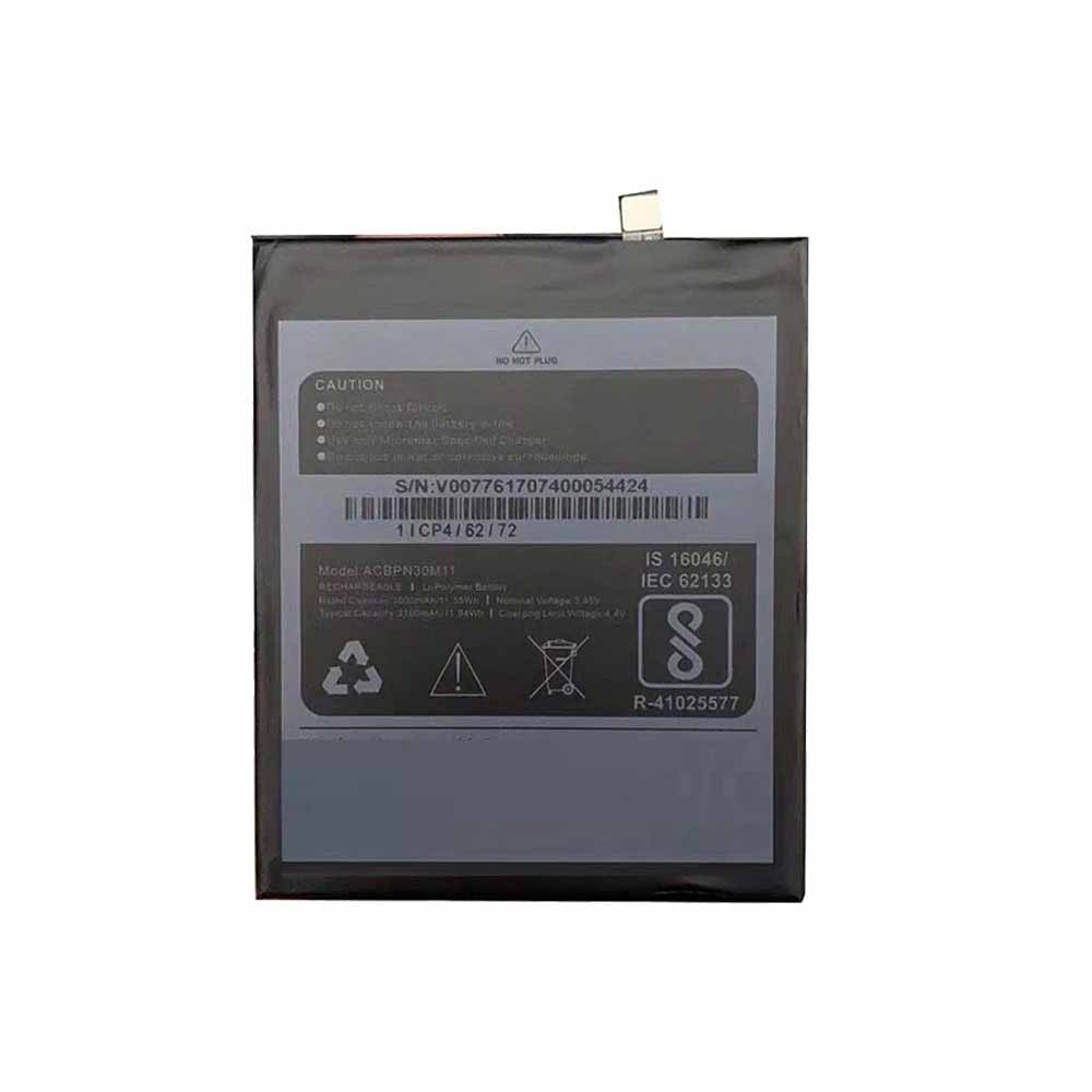 S 3000mAh/11.55WH 3.85V/4.4V batterie
