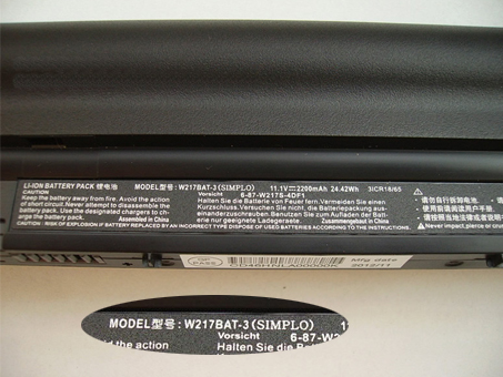 W217BAT-3 2200mAh/24.42Wh   11.1V batterie