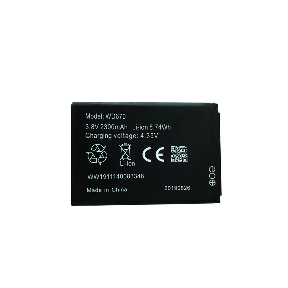 WD670 2300mAh/8.74WH 3.8V/4.35V batterie