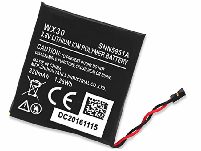 X3 300mAh 3.8V batterie