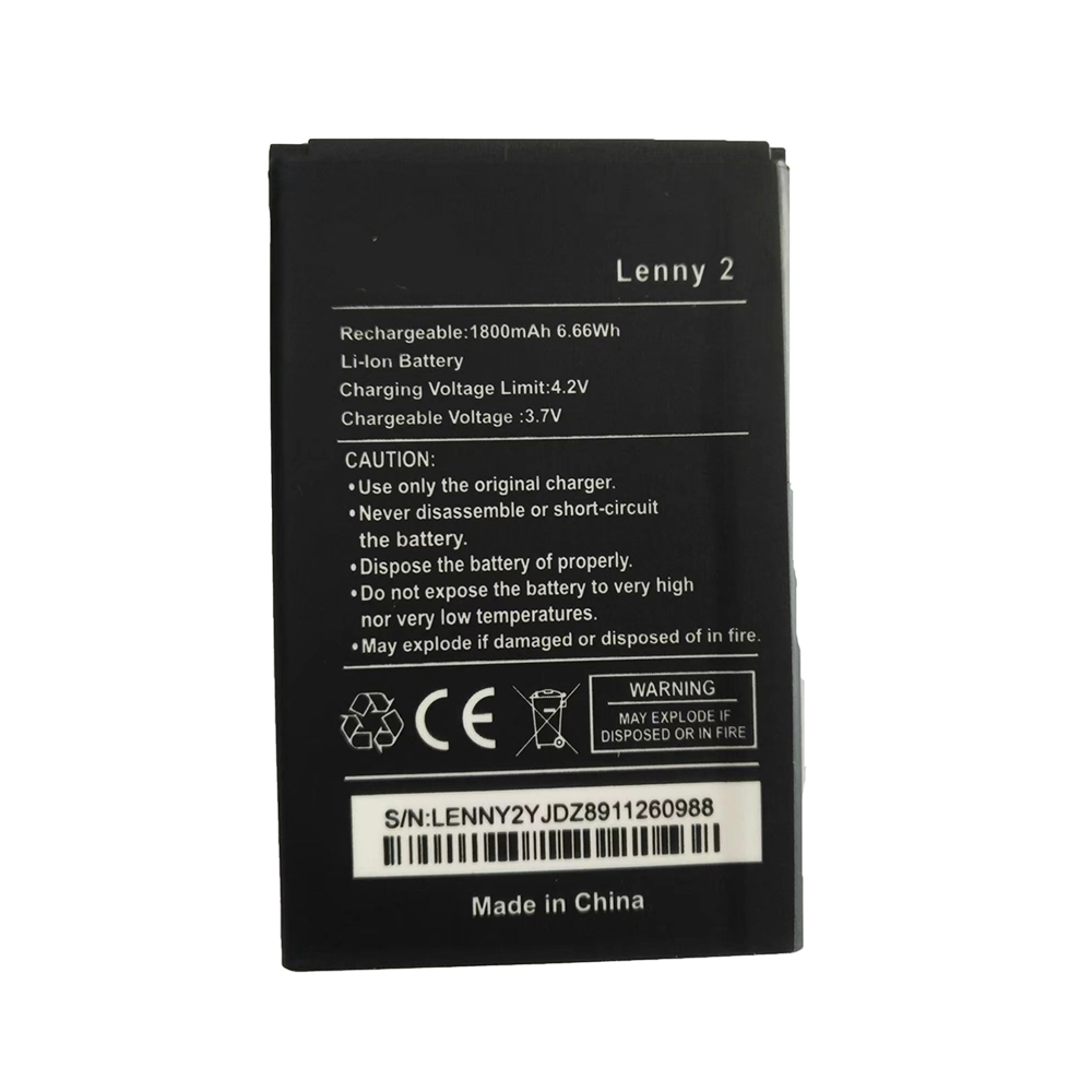 LENNY 1800mAh/6.66WH 3.7V/4.2V batterie