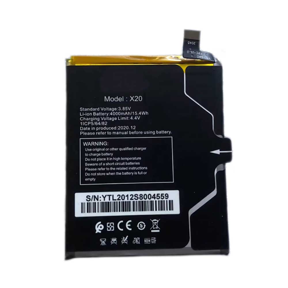 S 4000mAh/15.4Wh 3.85V batterie