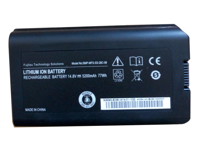 Fujitsu 5200MAH/77wh 14.8V(not compatible with 11.1V) batterie