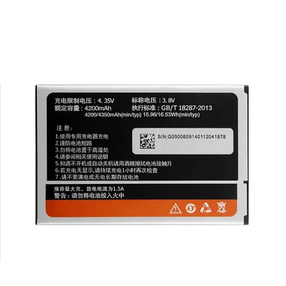 One 4350mAh 3.8V batterie