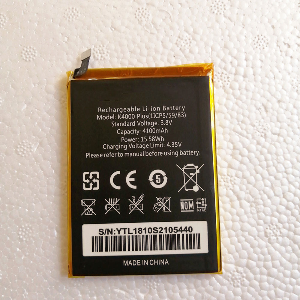 K4000 4100MAH/15.58Wh 3.8V/4.35V batterie
